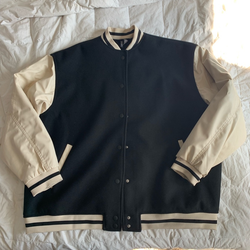Color block Varsity Jacket